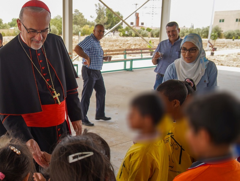 First visit at “Bayt Illiqa” of the Latin Patriarch of Jerusalem